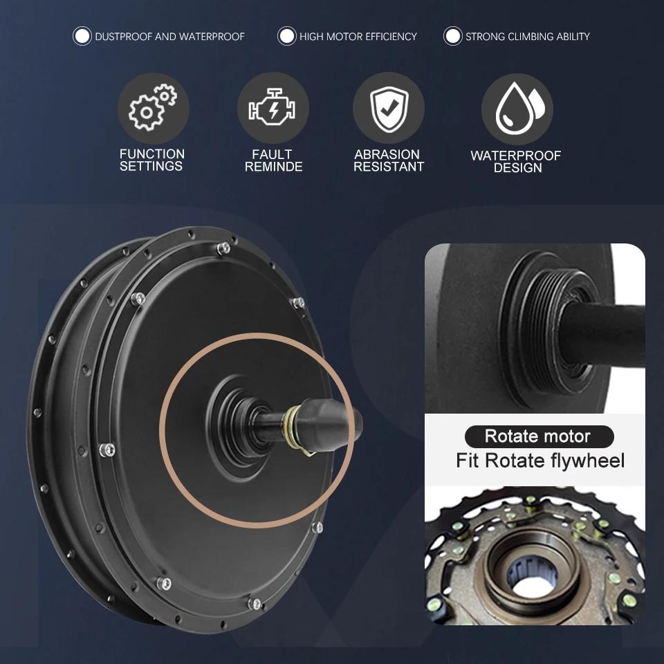 New Upgrade Ebike Conversion K - đánh giá và giá 5000W Hub Motor Kit 72V