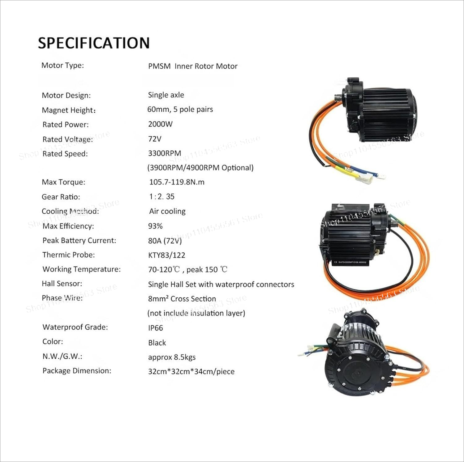 2000W Mid Drive Brushless Moto - đánh giá và giá High Torque Brushless Mid Motor Kit
