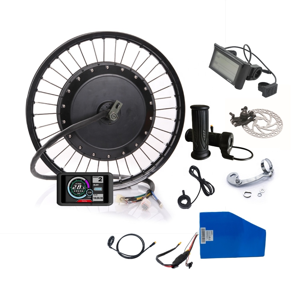 Big Torque Electric Bicycle Bi - đánh giá và giá 5000W Hub Motor Kit 72V