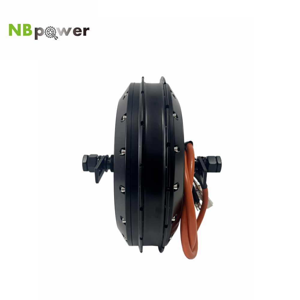 NBpower 18x22mm Axle  40H QS 2 - đánh giá và giá 72V 8000W Brushless Hub Motor
