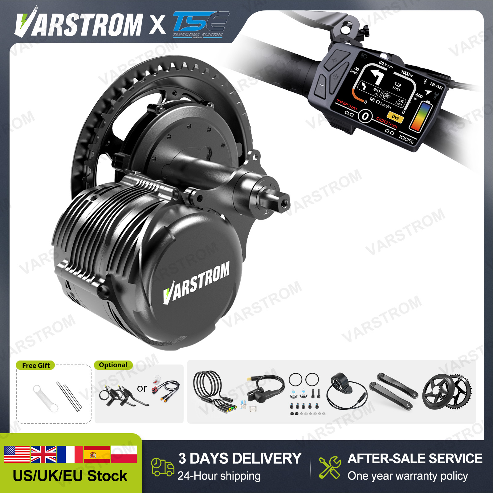 [US 3 Days Fast delivery] Tong - đánh giá và giá Side Hung Mid Drive Motor Kit