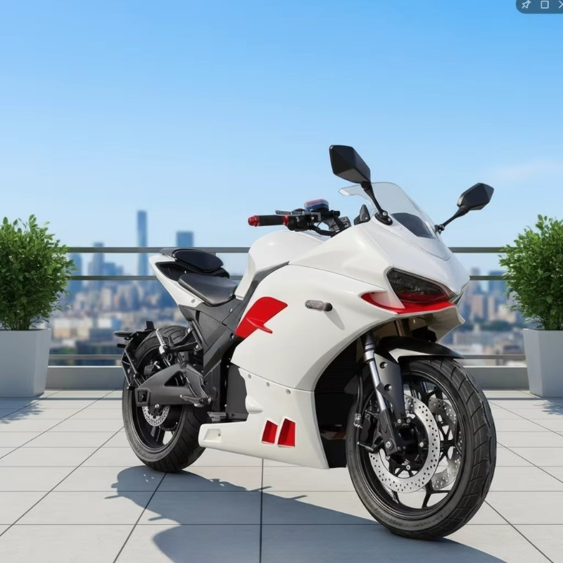 DKD Electric Racing Motorcycle - đánh giá và giá 72V 8000W Brushless Hub Motor