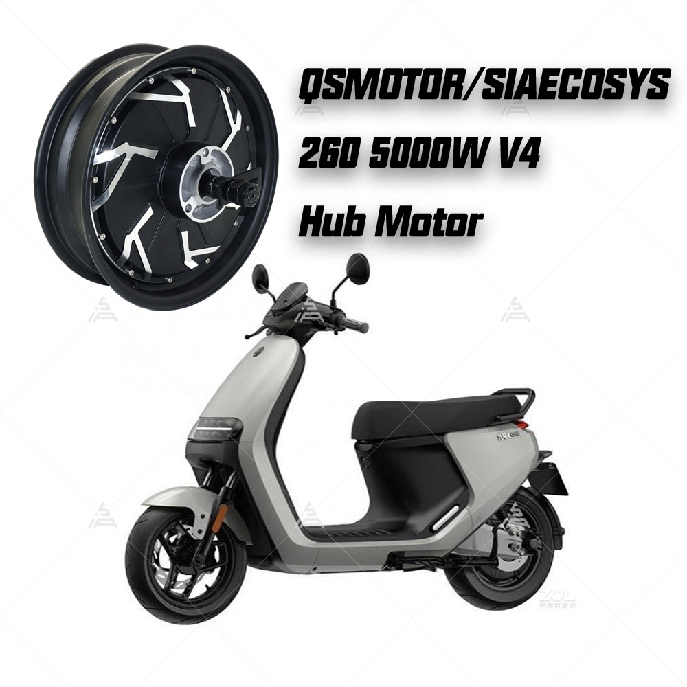 QSMotor QS260 V4 5000W Hub Mot - đánh giá và giá Direct Drive Hub Motor 72V 5000W